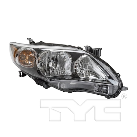 Tyc 11-13 Ty Crola Us Built/Blk S/Srx Head Lamp, 20-9195-90 20-9195-90